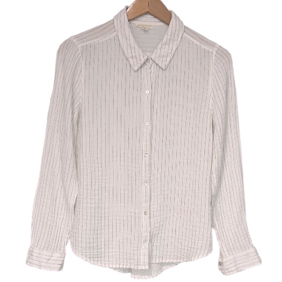 Eileen fisher 100% organic cotton blouse. - Picture 5 of 7